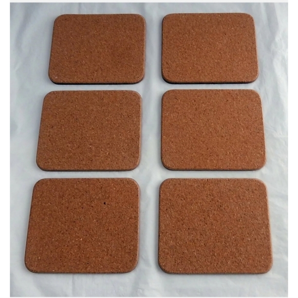 Jason Coaster Set Of 6 Cork Stackable - Picture 2 of 4